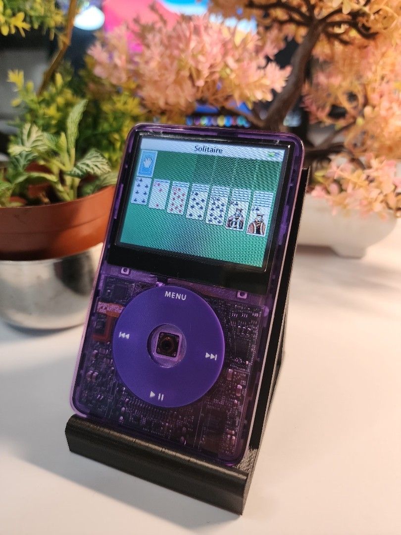 Custom Modded iPod Classic 5th Gen, Purple, 256GB, 2000mAh Battery